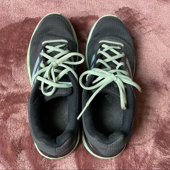 👟 Adidas Duramo 7 Black Mint Green Powder Blue Athletic Shoes Women’s Size 9 👟 - Picture 5 of 9